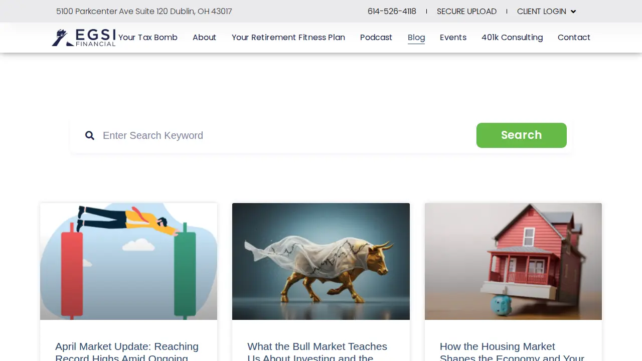 EGSI Financial, Inc page