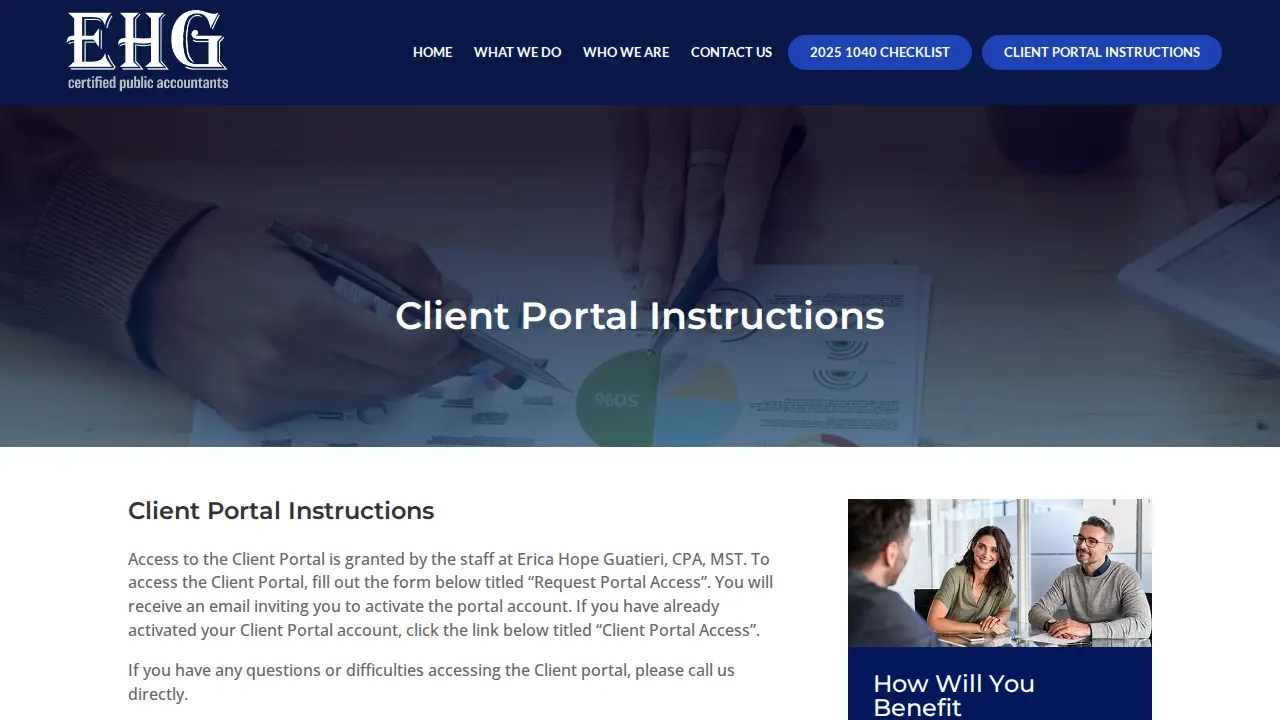 Erica Hope Guatieri, CPA, LLC page
