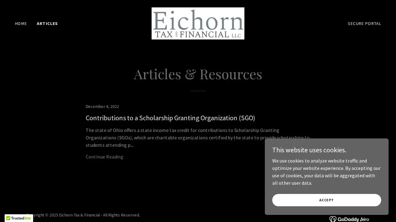 Eichorn Tax & Financial, LLC page