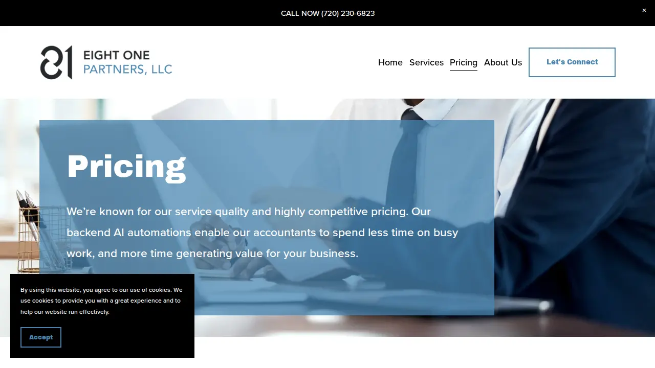 Eight One Partners, LLC page