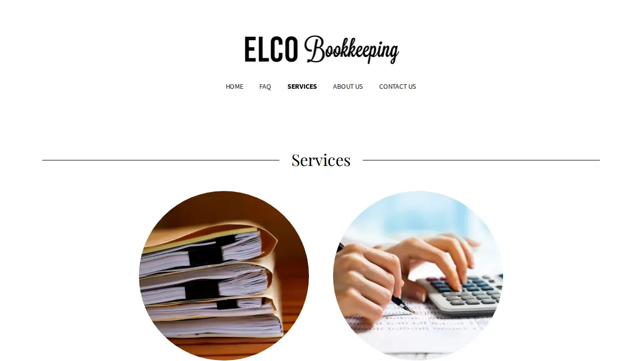 ELCO Bookkeeping LLC page