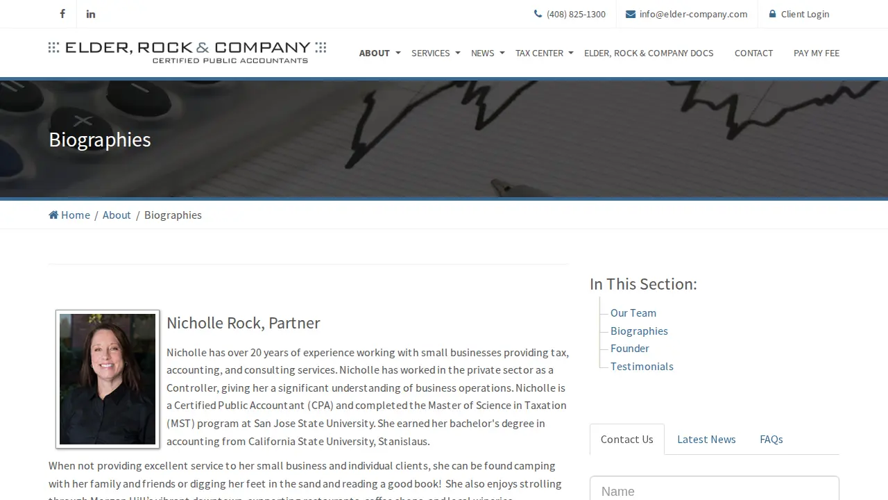 Elder & Company CPA's page