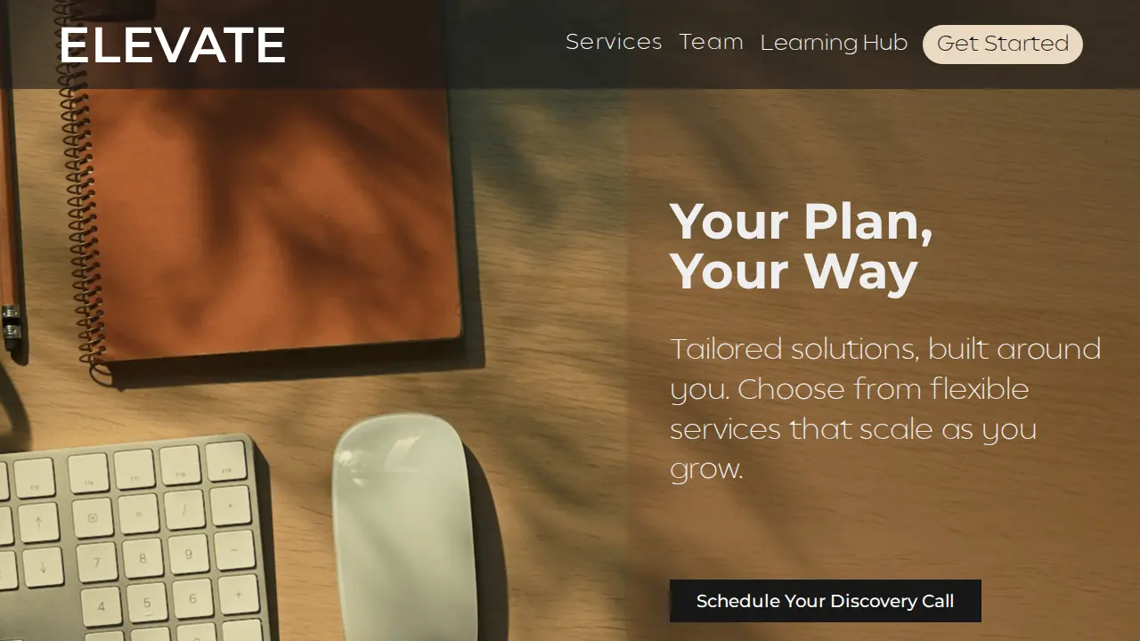 Elevate Consulting Group page
