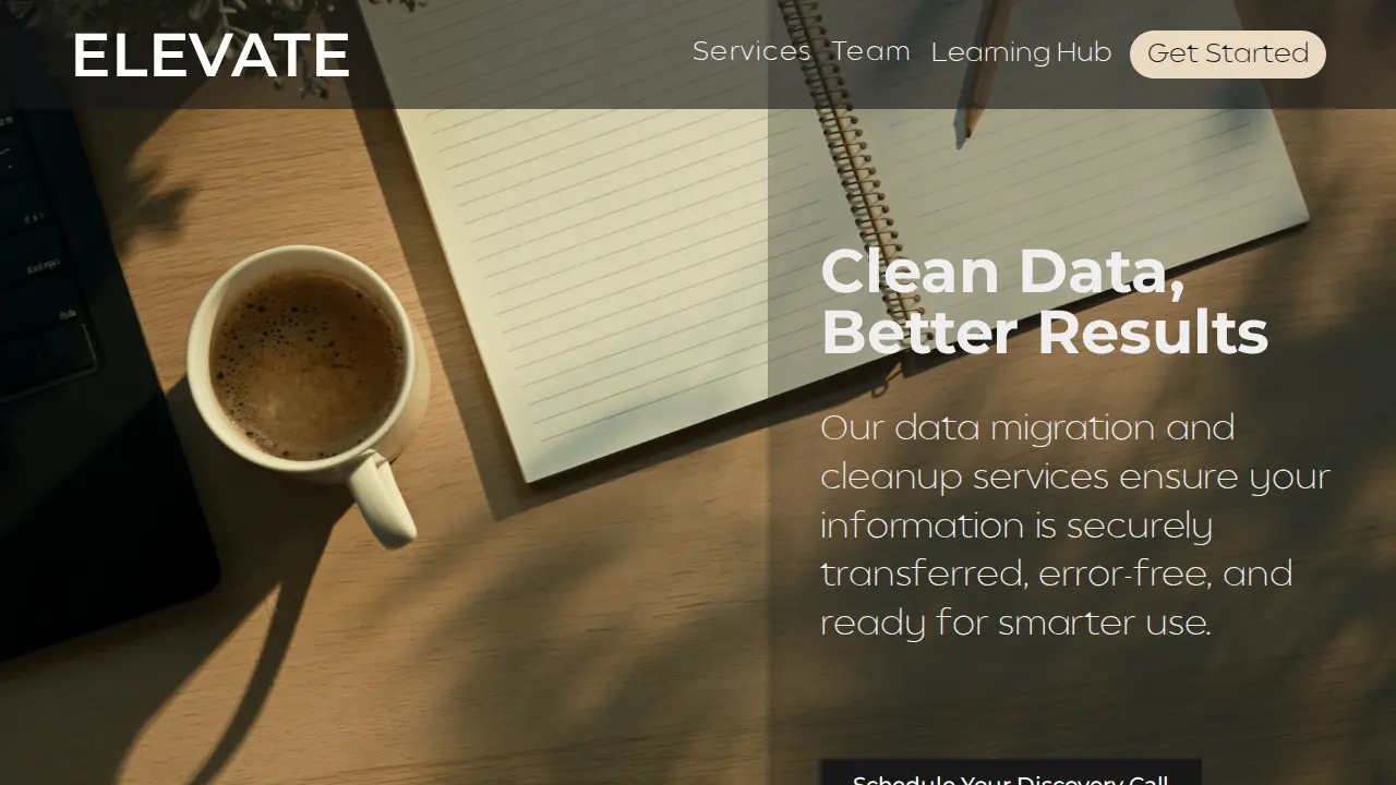 Elevate Consulting Group page