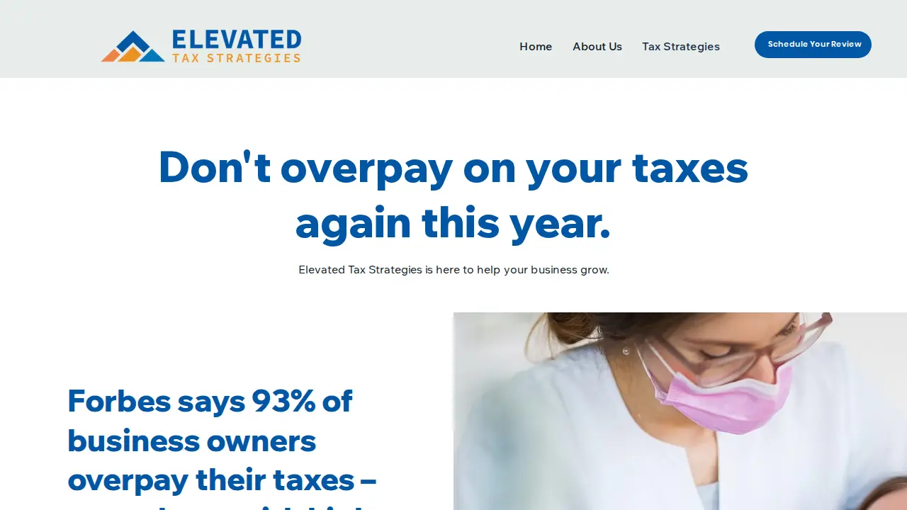 Elevated Tax Strategies page
