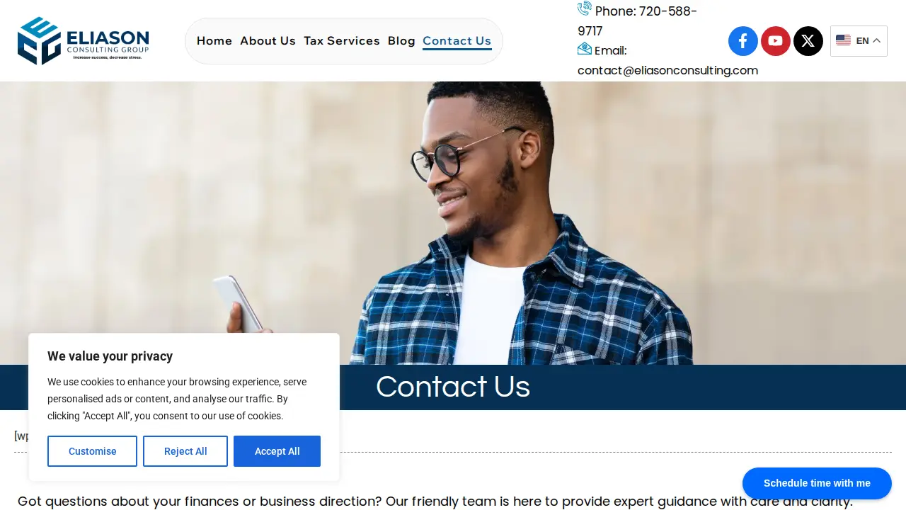 Eliason Consulting Group page
