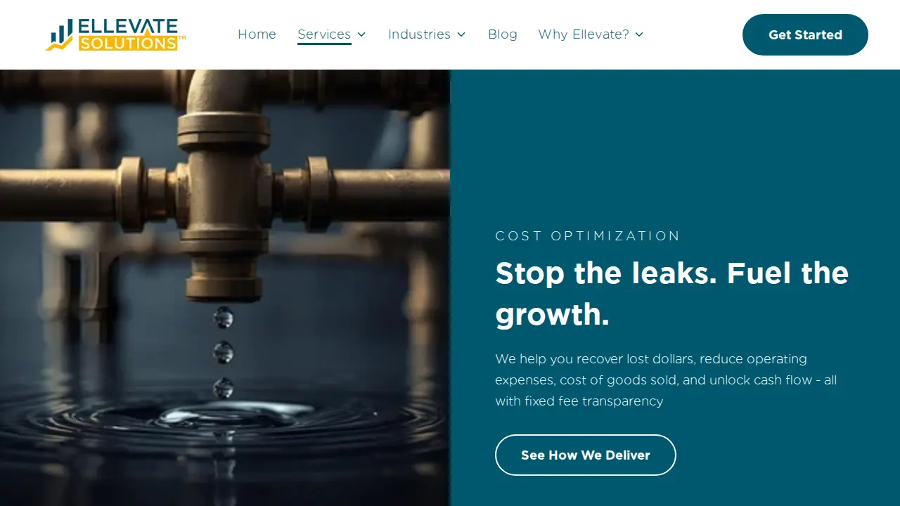 Ellevate Solutions page