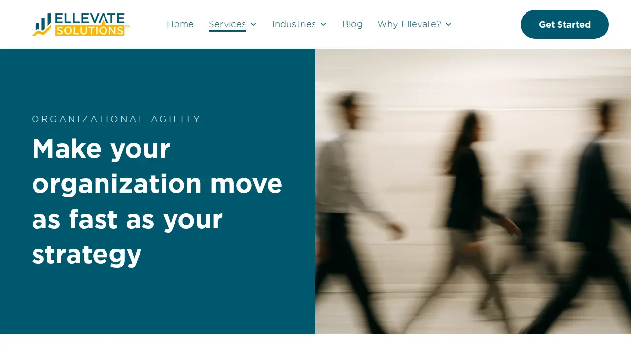 Ellevate Solutions page