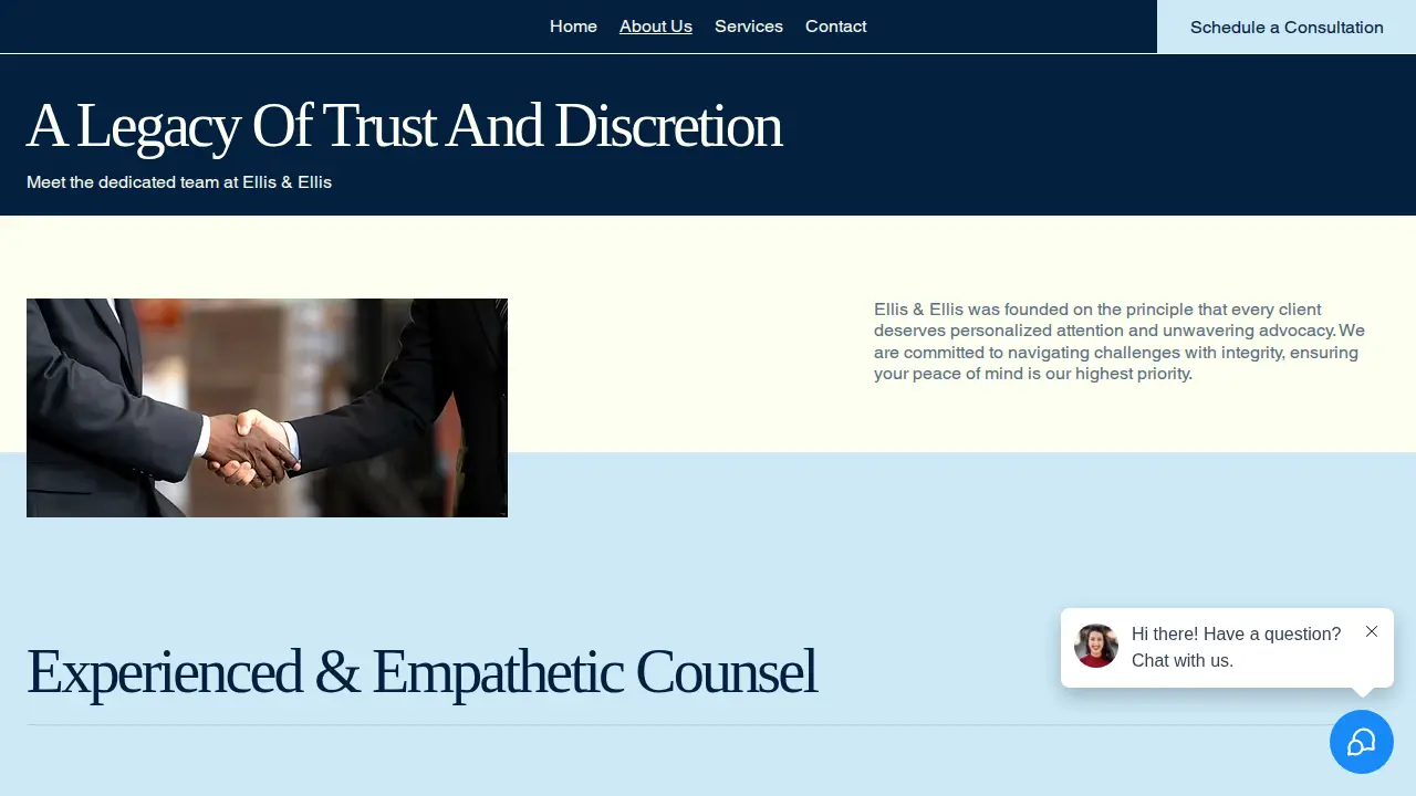 Ellis and Ellis LLC page