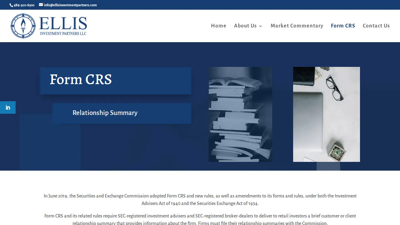 Ellis Investment Partners LLC page