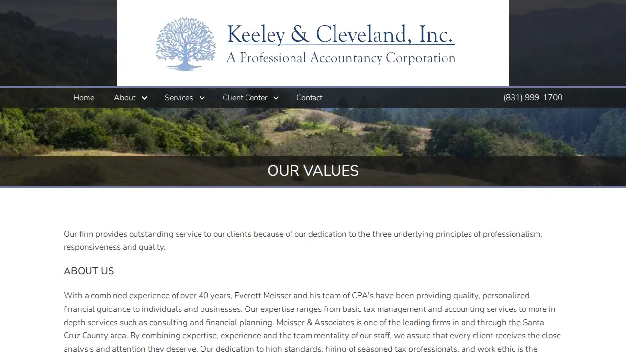 Meisser & Associates page