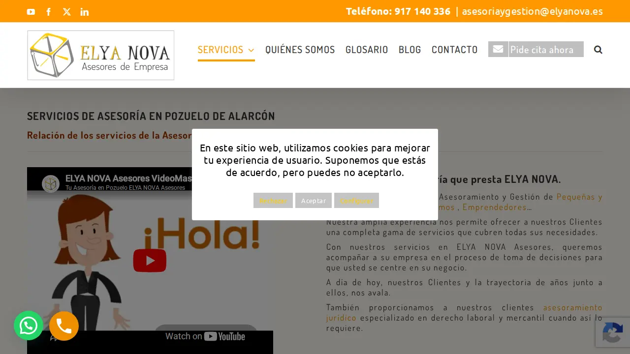 ELYA NOVA ASESORES - Asesoría y Gestoría en Pozuelo page