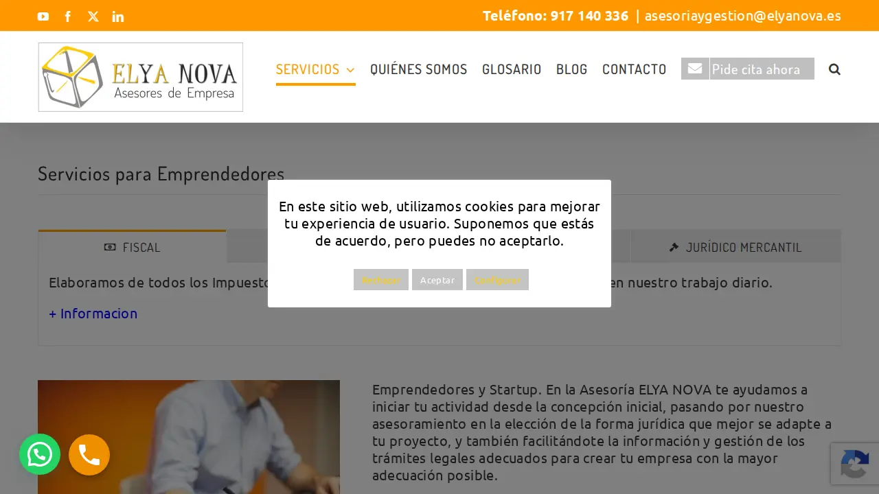 ELYA NOVA ASESORES - Asesoría y Gestoría en Pozuelo page