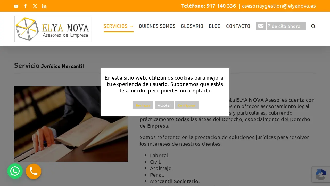ELYA NOVA ASESORES - Asesoría y Gestoría en Pozuelo page