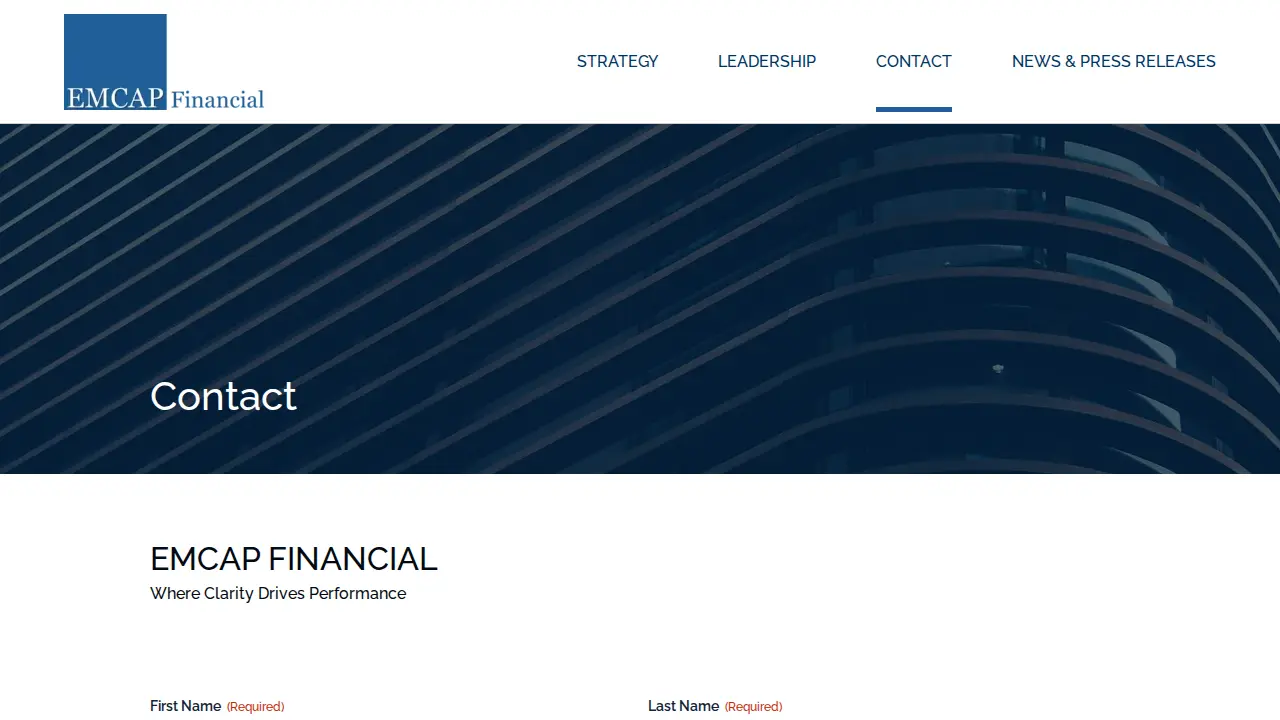 EMCAP Lending page