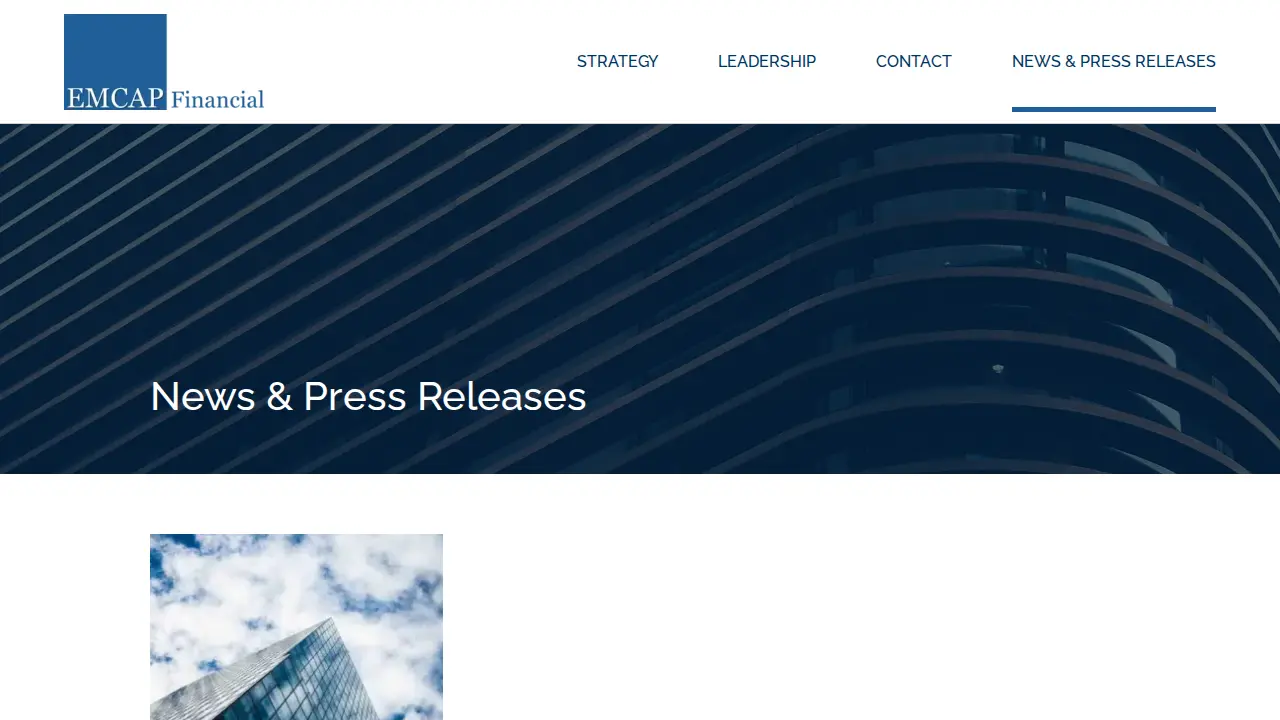 EMCAP Lending page