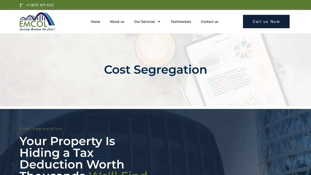 EMCOL Tax & Insurance page