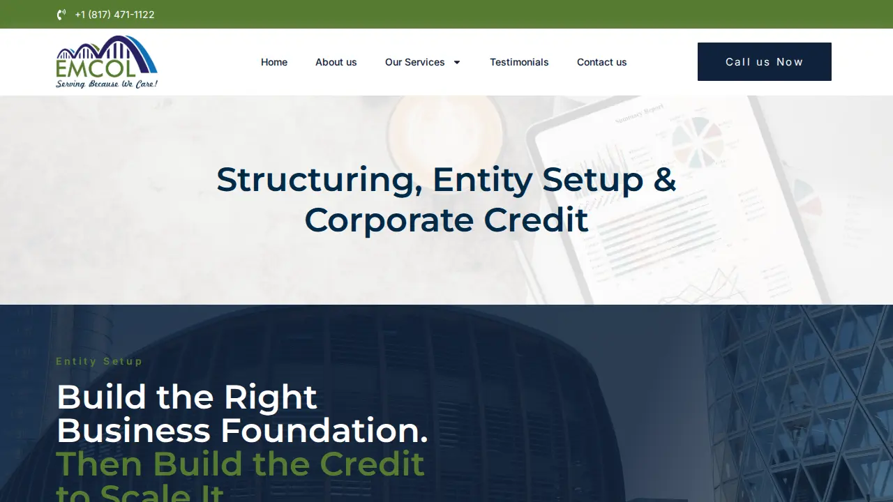 EMCOL Tax & Insurance page
