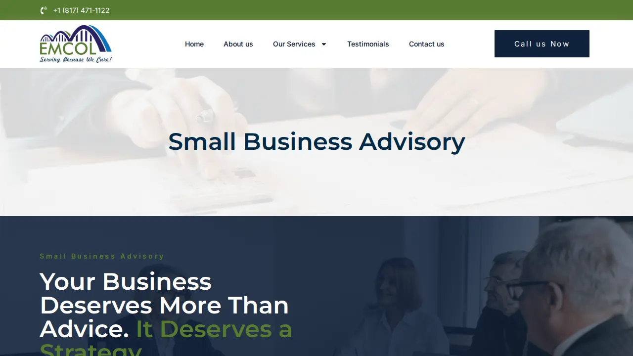 EMCOL Tax & Insurance page