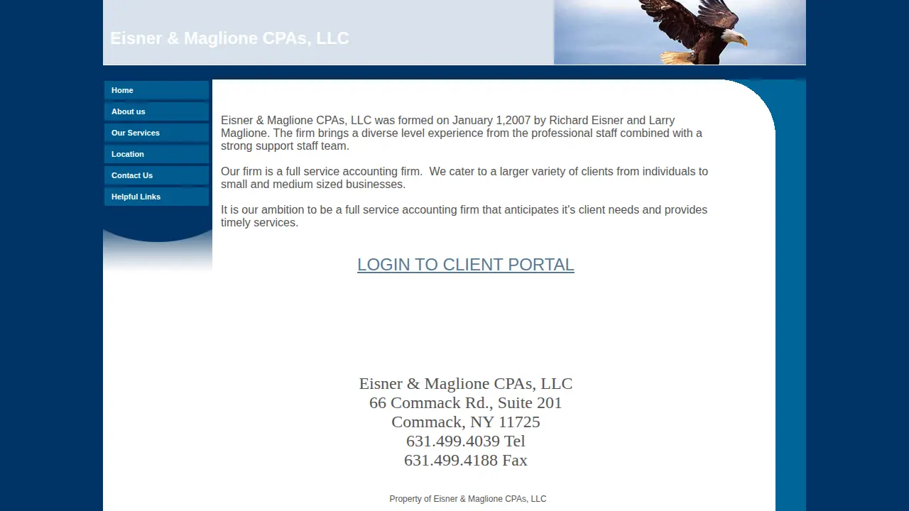 Eisner & Maglione CPA's, LLC page