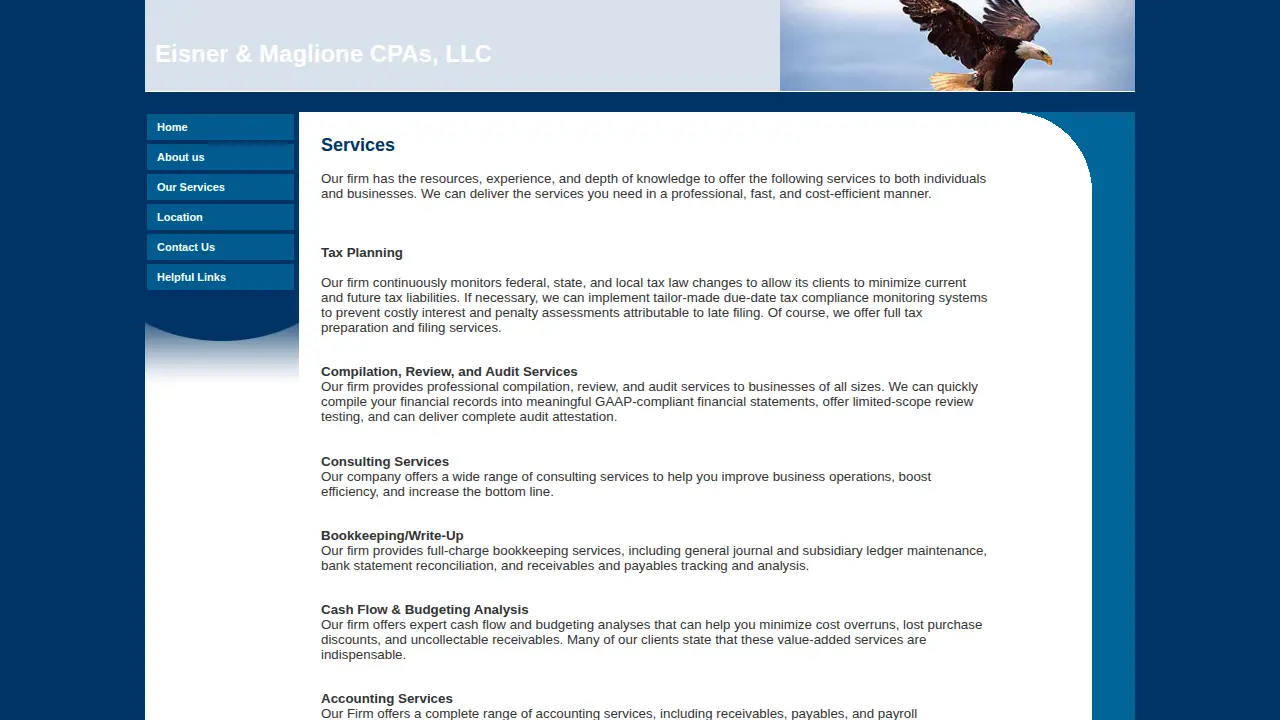 Eisner & Maglione CPA's, LLC page