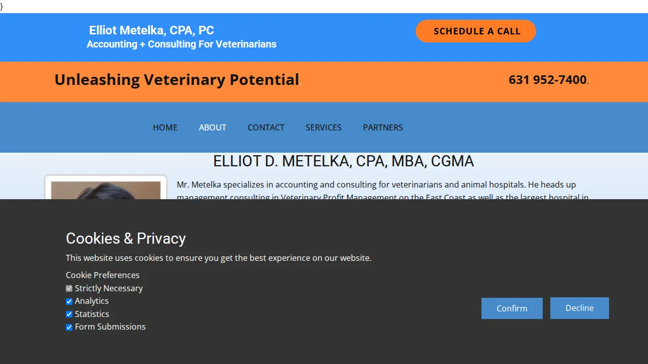Elliot Metelka CPA page