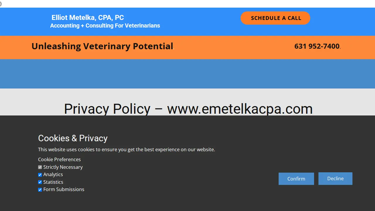 Elliot Metelka CPA page