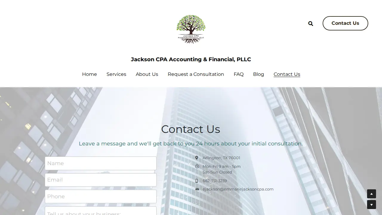 Jackson CPA Accounting & Financial, PLLC page