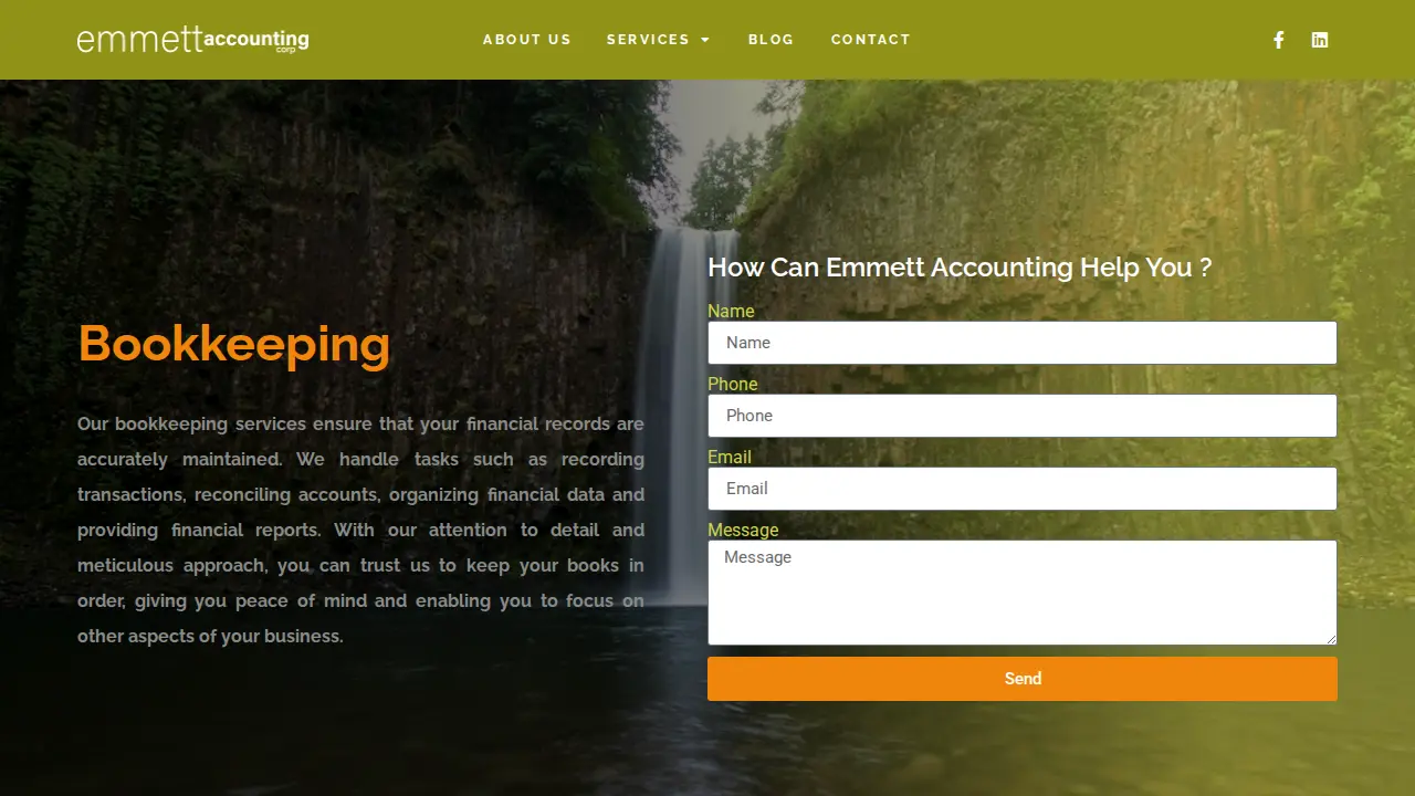 Emmett Accounting Corp page