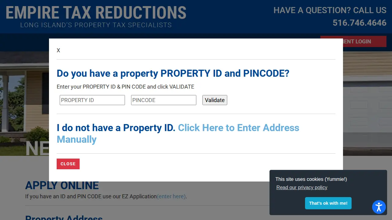 Empire Tax Reductions page