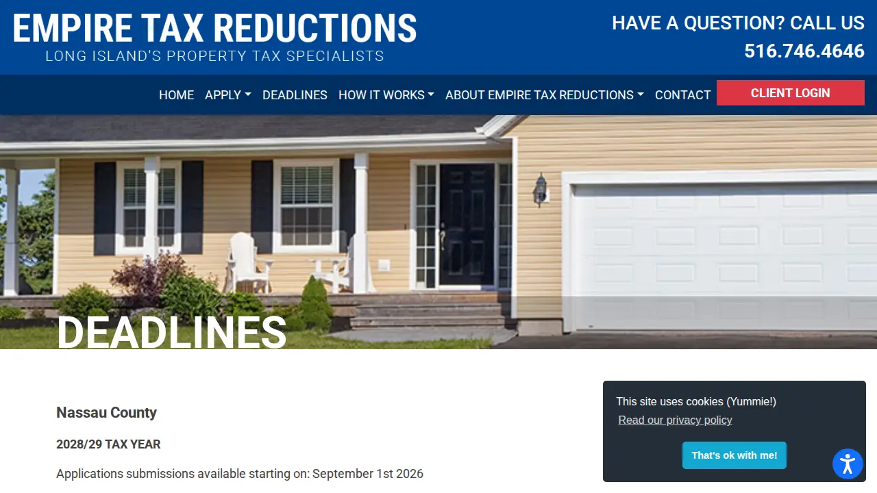 Empire Tax Reductions page