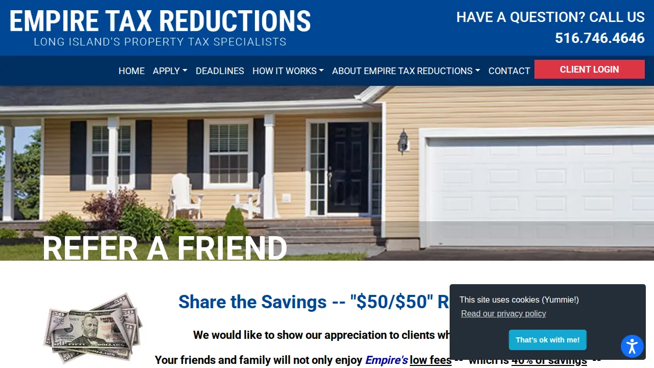 Empire Tax Reductions page