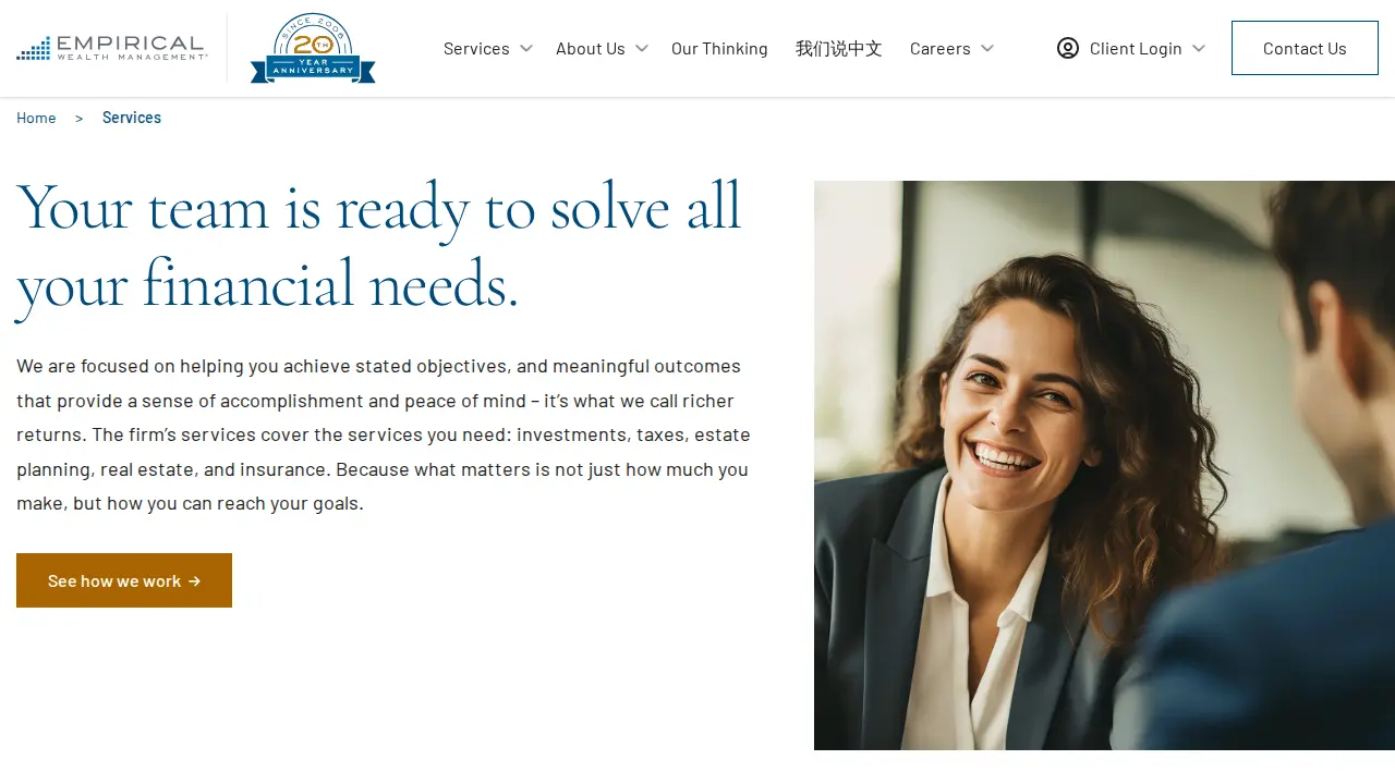 Empirical Wealth Management page