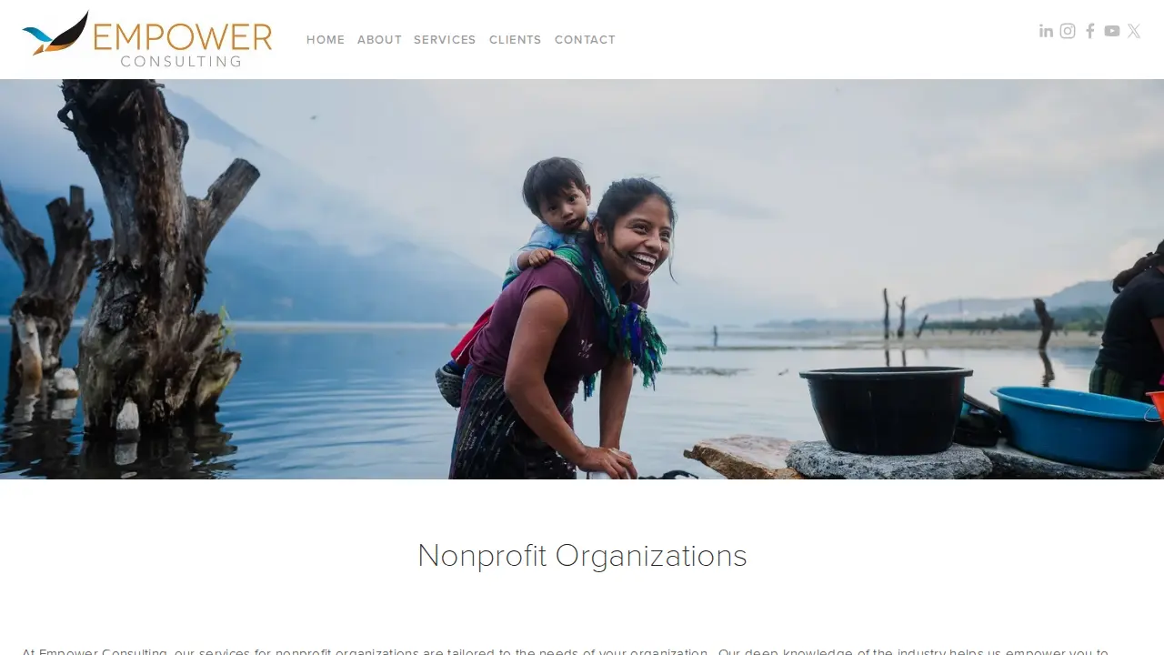 Empower Consulting page