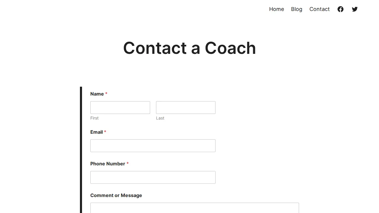 Empower Financial Coaching page
