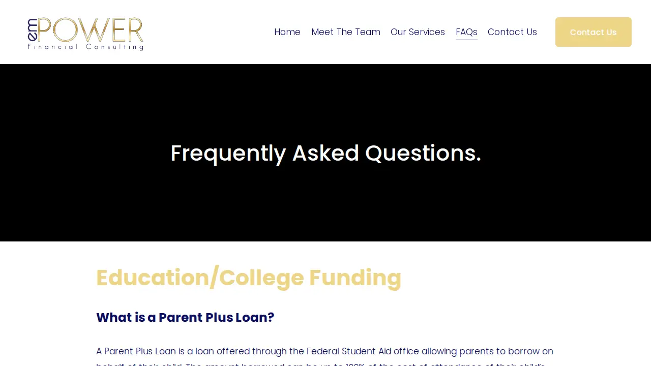 emPOWER Financial Consulting LLC page