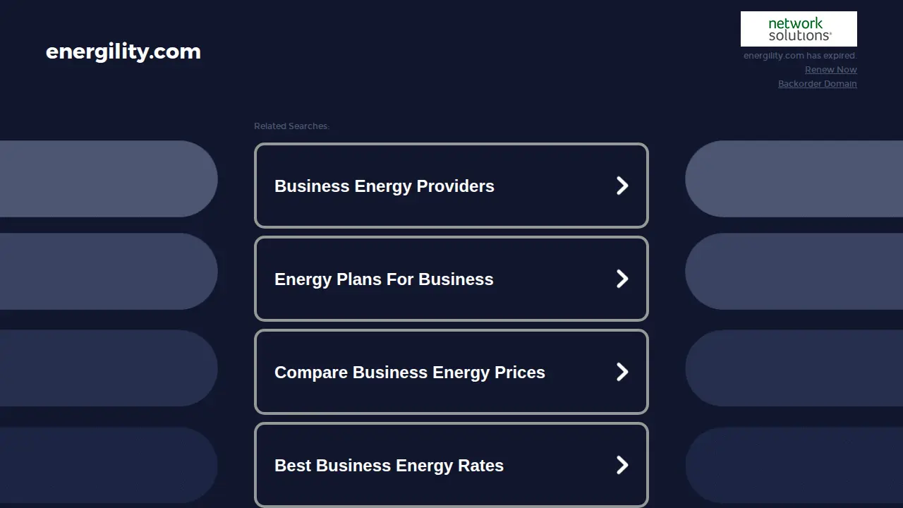 Energility website