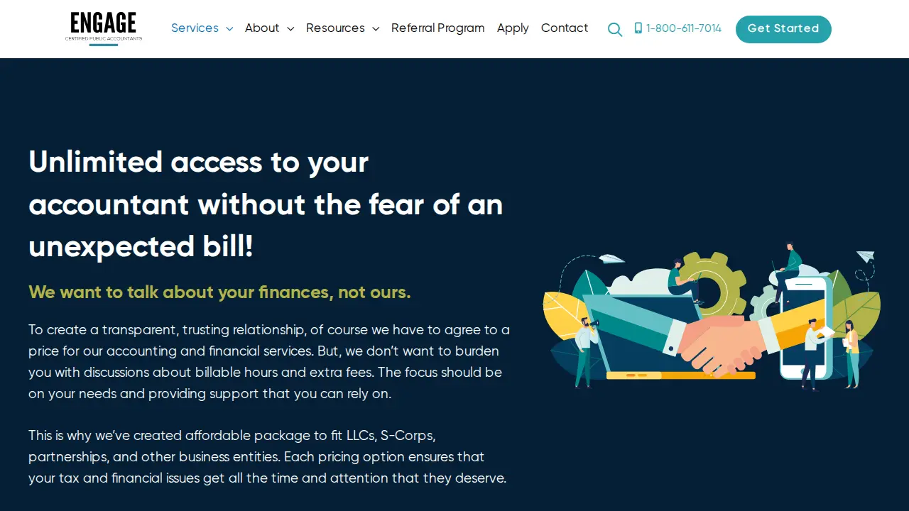 ENGAGE CPAs LLC page