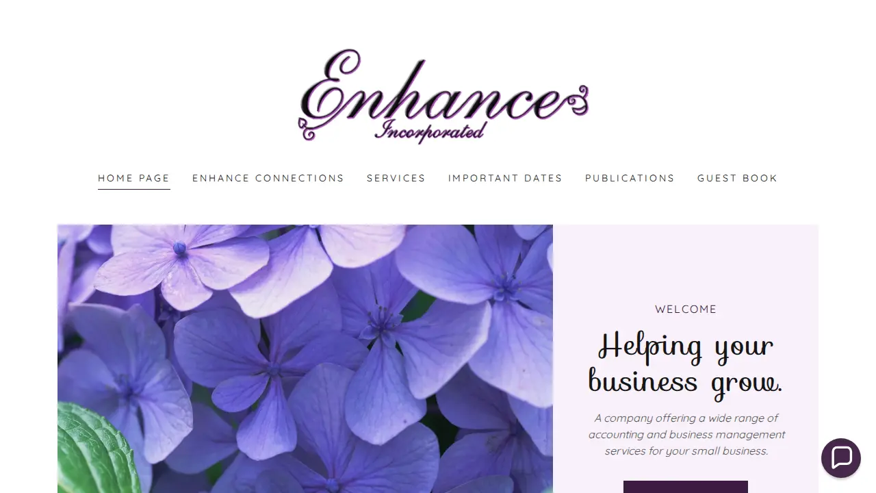 Enhance Incorporated website