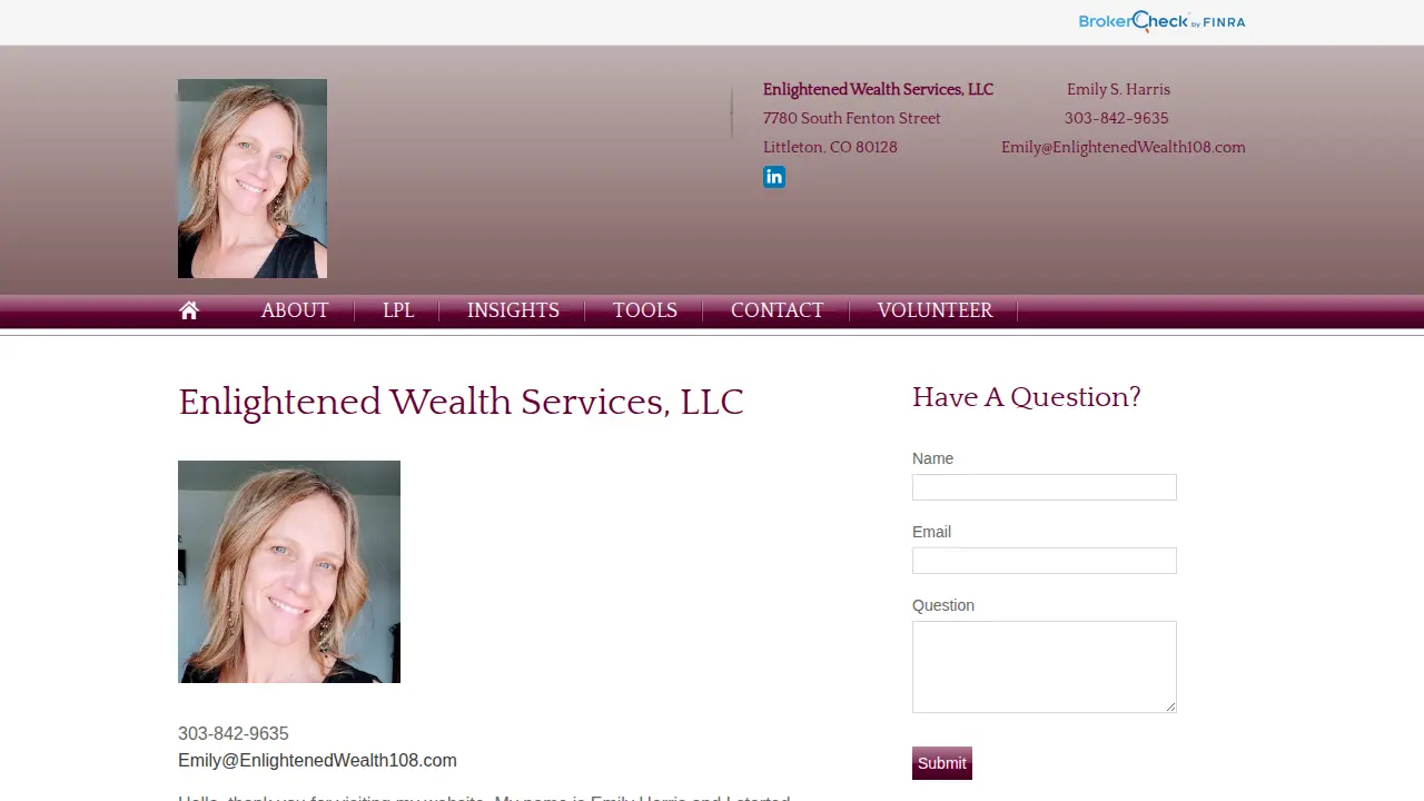 Enlightened Wealth Services, LLC page