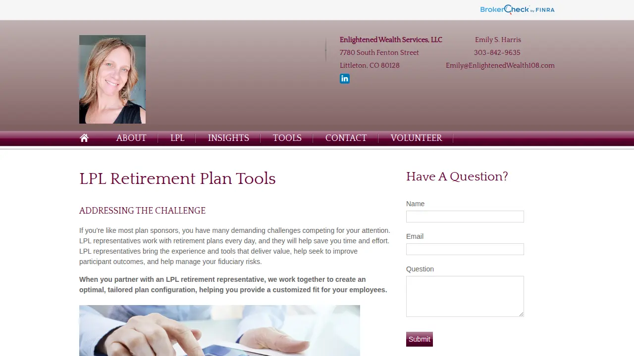 Enlightened Wealth Services, LLC page