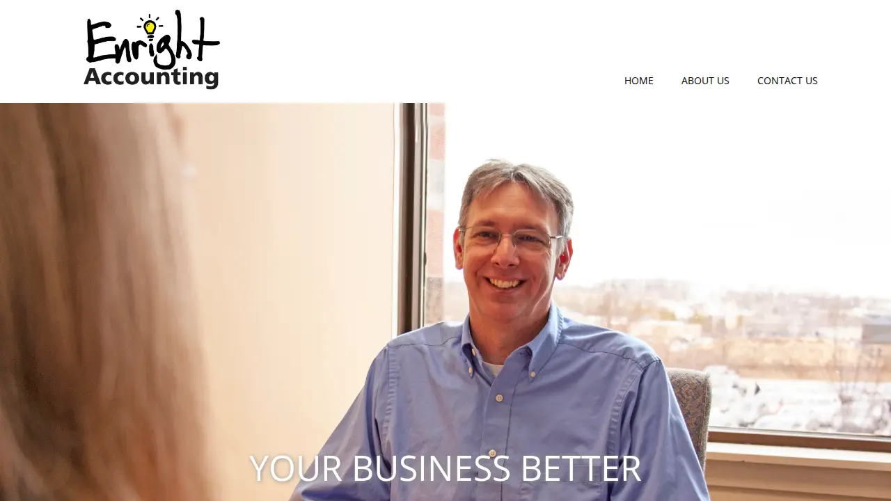Enright Accounting website