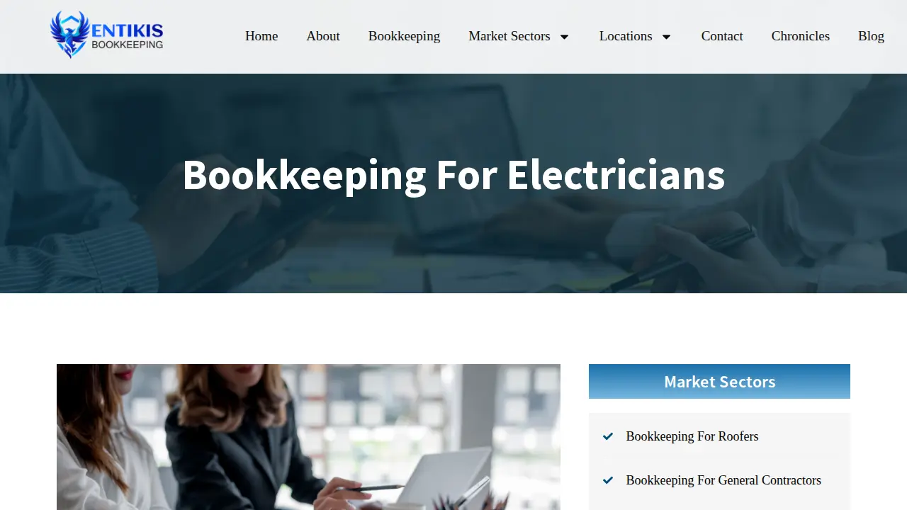 Entikis Bookkeeping page