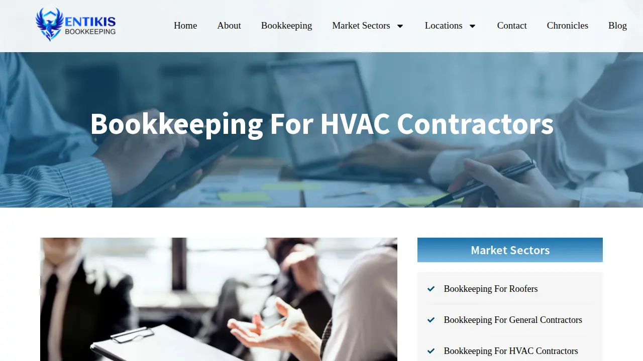 Entikis Bookkeeping page