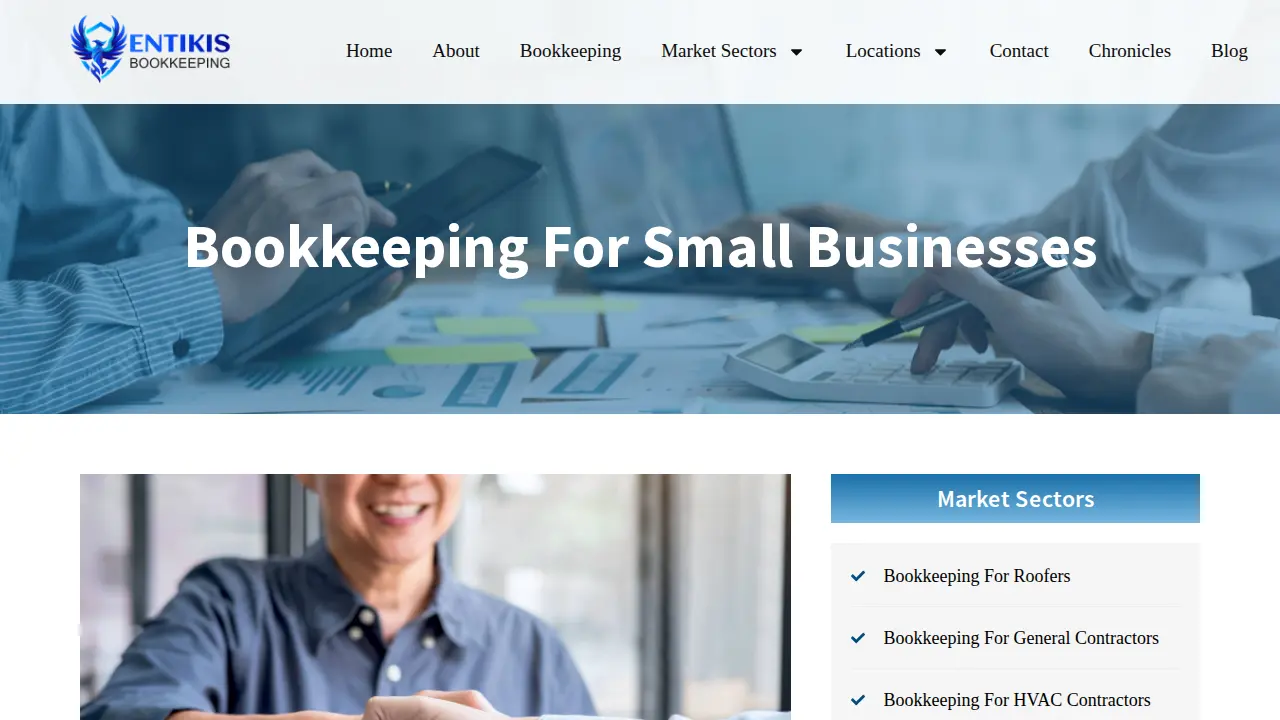 Entikis Bookkeeping page