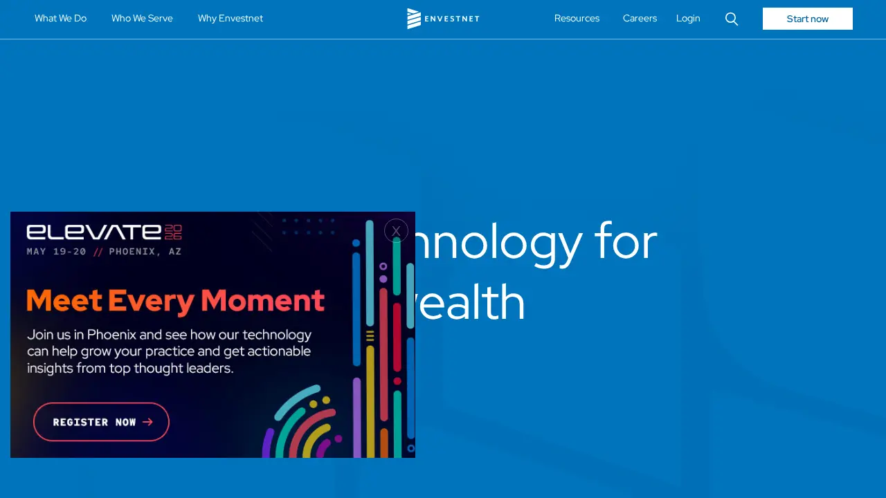Envestnet website