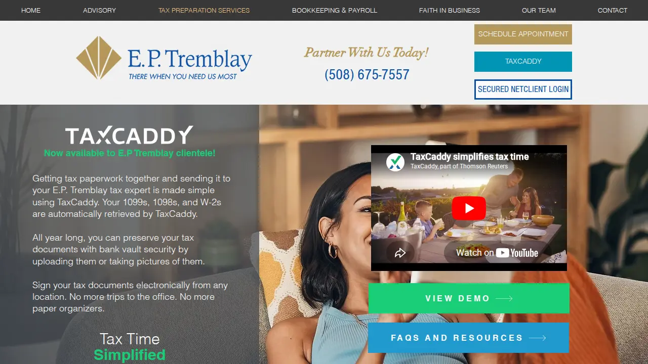 E P Tremblay & Associates Inc page