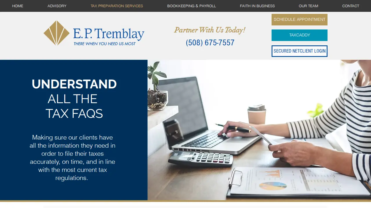 E P Tremblay & Associates Inc page