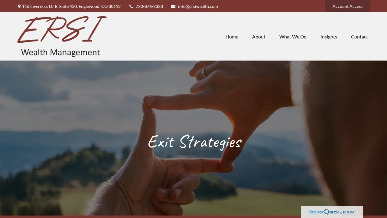 ERSI Wealth Management page