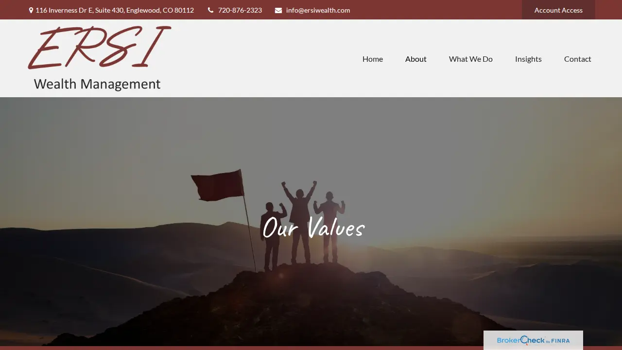 ERSI Wealth Management page